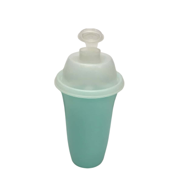 Vintage Three Piece Tupperware Light Blue Junior Quick Shake