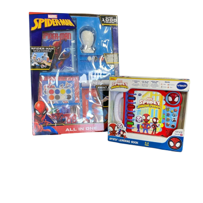 Spidey Bundle of 2: vtech Disney Junior Marvel Spidey Game &  Marvel All-in-One Spider-Man