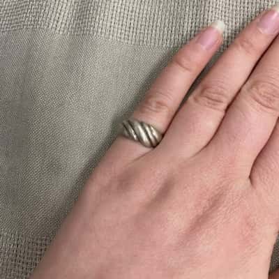  Womens 925 Silver Small Ring