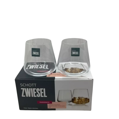 BNIB Schott Zwiesel Passionata Whiskey Crystal Glass x2 (Cubes)