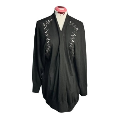 beme Womens  Size S Cardigan Black  