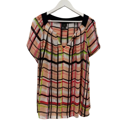 Worthington Womens  Size XXXL Blouse Multicoloured 