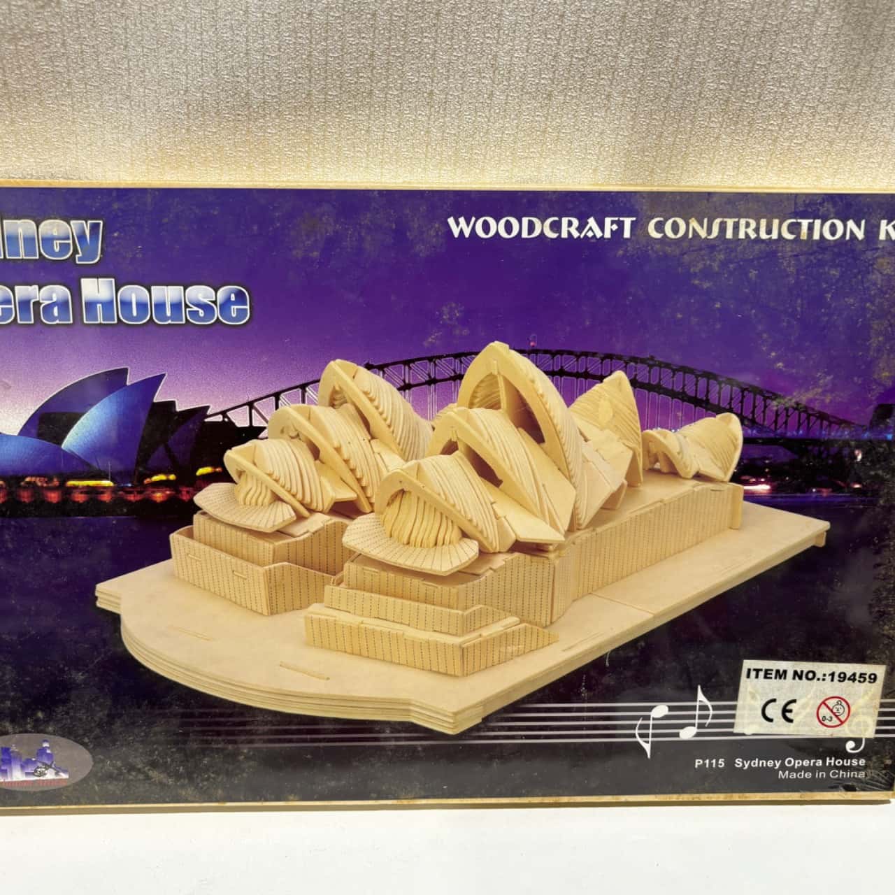 Sydney Opera House Woodcraft Construction Kit 3D Puzzle Children’s