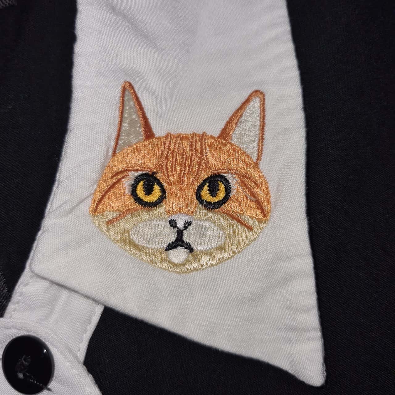 Dangerfield Womens Size 14 Short Sleeve Goth Cat Collar Dress Black