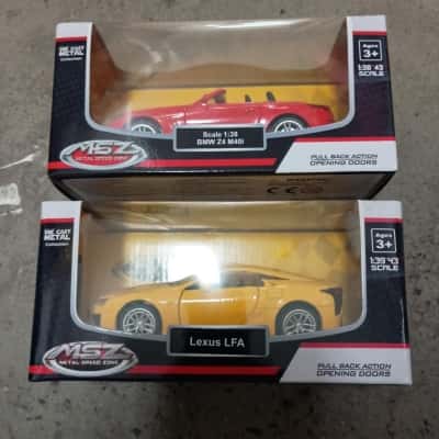 2 x MSZ Die Cast Model Cars - Pull Back