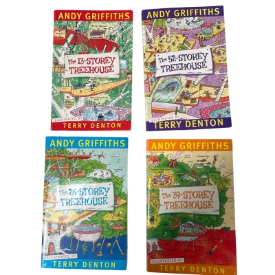 Andy Griffiths Tree House Books x12