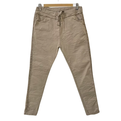 The Italian Closet Size 10 Ankle Length Pants Brown 