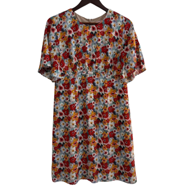 Hansen & Gretel Womens Casual Floral fitted Smock Dress Size M Floral / Multicoloured 