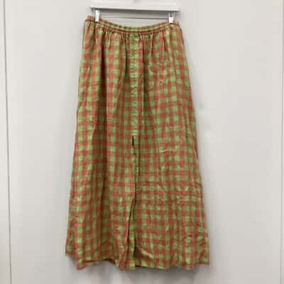 Country Road Organic French Linen Long Skirt - Size 14