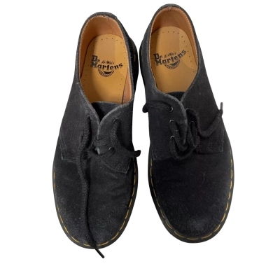 Dr Martens Black Suede Shoes Size Uk 6. Usm 7. Eu 39. Usl8