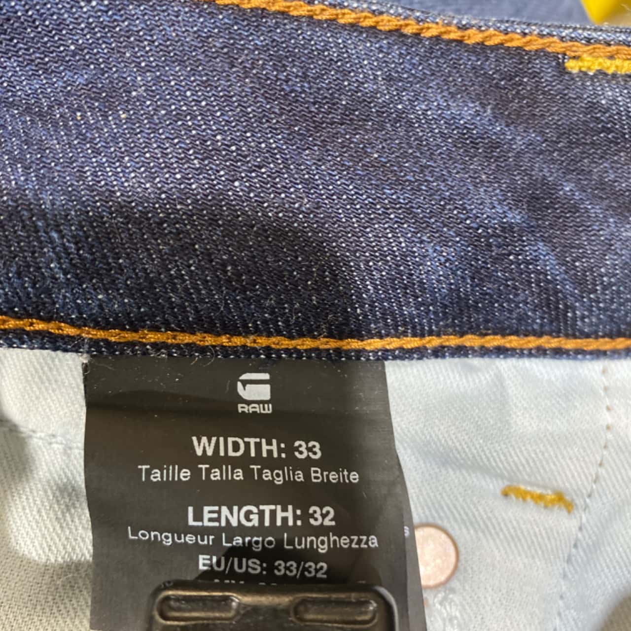 REDUCED G.Star Raw Mens jeans Size 33 Slim Blue (s)