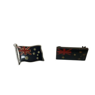Australian Brooch’s x2 Approx 2 x 1cm