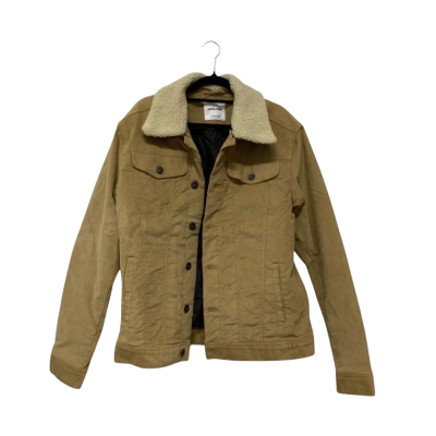 Jack & Jones Mens Jjialvin Jjsherpa Corduroy Akm Sn Jacket Size M Brown 