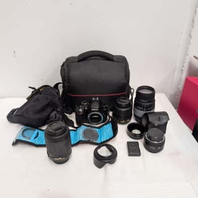 Nikon D3300 Bundle (4 Lenses + Other Accessories)