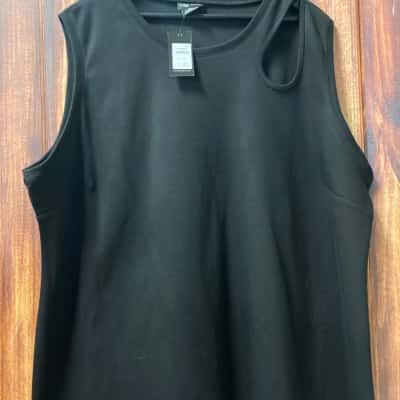 City Chic Size XXL Black  top new 