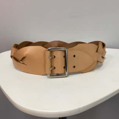 Country Road Womens Leather twist belt Size M 