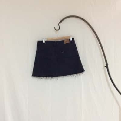 Lee Women's  Size 9 Mini Skirt Black  