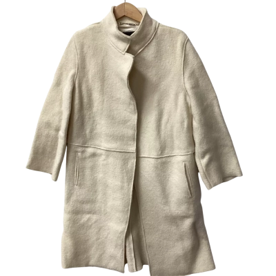 Coast London  Womens  Size 12 Winter Coat Cream ha