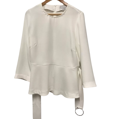 Veronika Maine Womens  Size 14 Blouse Cream 