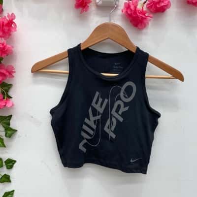 Nike Womens DRI-FIT Tank Top Size XS Black  