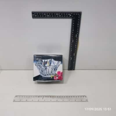 Mikasa Diamond Fire 12.7cm TeaLight Candle Holder Bowl As New Unused 