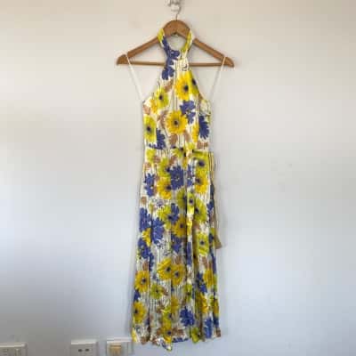 alice McCall Floral Dream Love Midi Dress Size 4