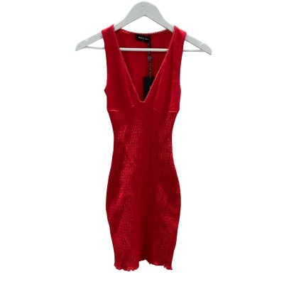 New White Fox Women's Size 8 Sunshine Bliss mini Dress Cherry Red