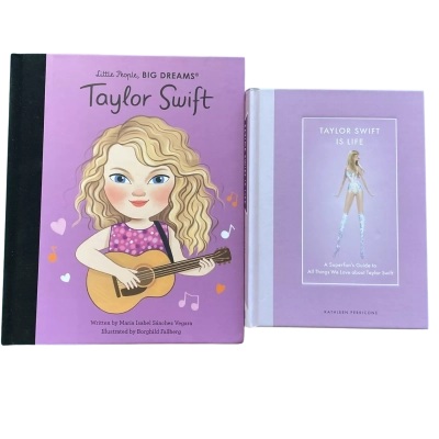 New Taylor Swift Hardcover Book Bundle Kids Biography & Superfans Guide Set