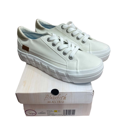 Blowfish Malibu Womens Size 8 Sneakers Champagne / White 