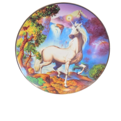 Diamond Unicorn Collector Plate