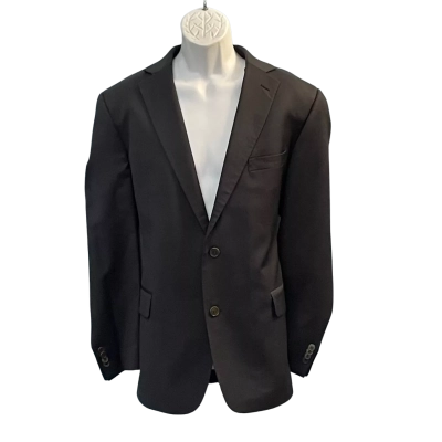 Reda Mens Size 44 Suit Jacket Black