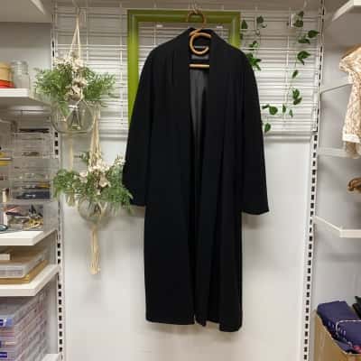  Incalpaca Womens  Size XL  70% Baby Alpaca and 30% Full Length Wool Winter Coat Black  