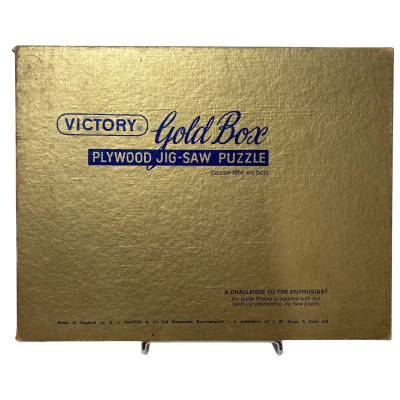 Gold Box Plywood Jig-Saw Puzzle