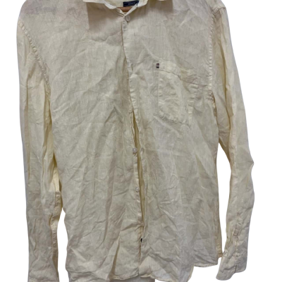 Academy Linen shirt soft yellow