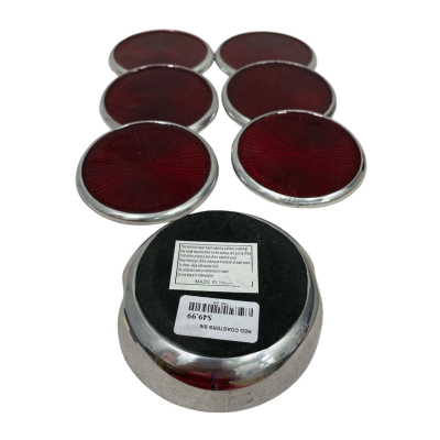Made in India Red Coaster Set 