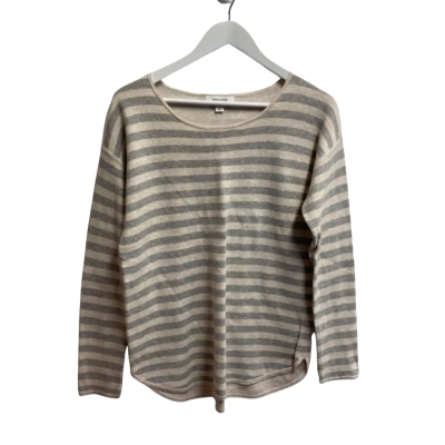 David Jones Womens  Size L Jumper Cream / Grey / Striped 