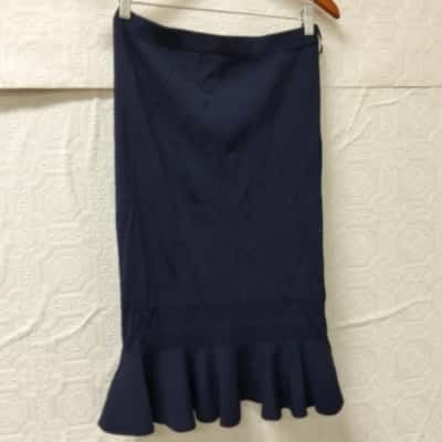 Alannah Hill Womens  Size 14 Navy Blue Skirt VGUC