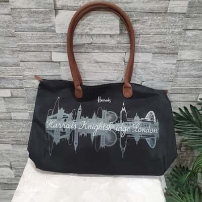 Womens Harrods Knightbridge London Tote Bag 