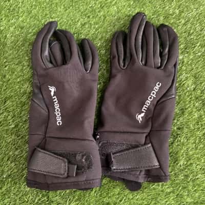 Macpac Black Gloves Size XS