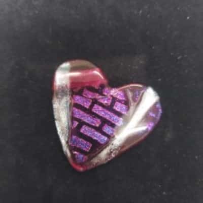 Glass Heart Pendant