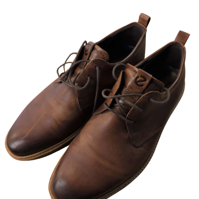 Ecco Mens  Size 11 Dress shoes Brown  