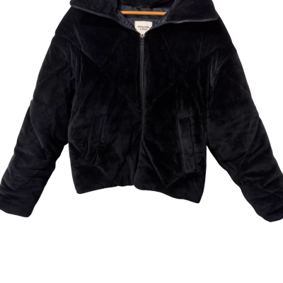 Abercrombie & Fitch Size XXS Black puffer jacket 
