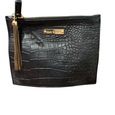 Sass & Bide Black & Gold Womens Clutch