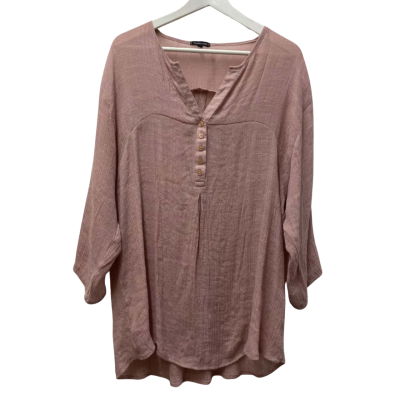  Womens  Size XXXL Top Pink - 50% Silk/50% Cotton  