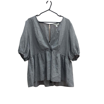 Forever New Curve Womens Size 18 Beth Curve Gingham Smock Top