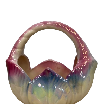 Small Vintage Lustreware Ceramic Posy Vase