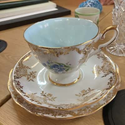 Royal standard Cup saucer and side plate ENGLAND