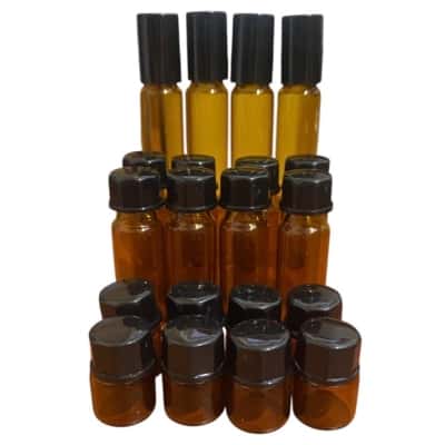 Apothecary bottles x 20 