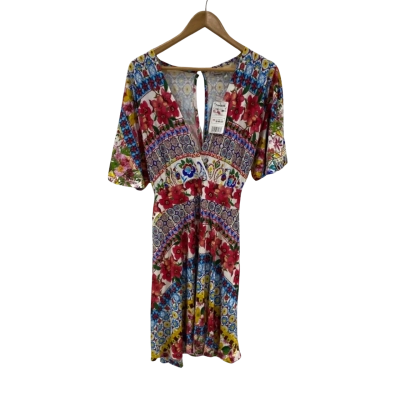 BNWT Desigual Multicoloured Floral Dress Size XL (Aus 12-14)