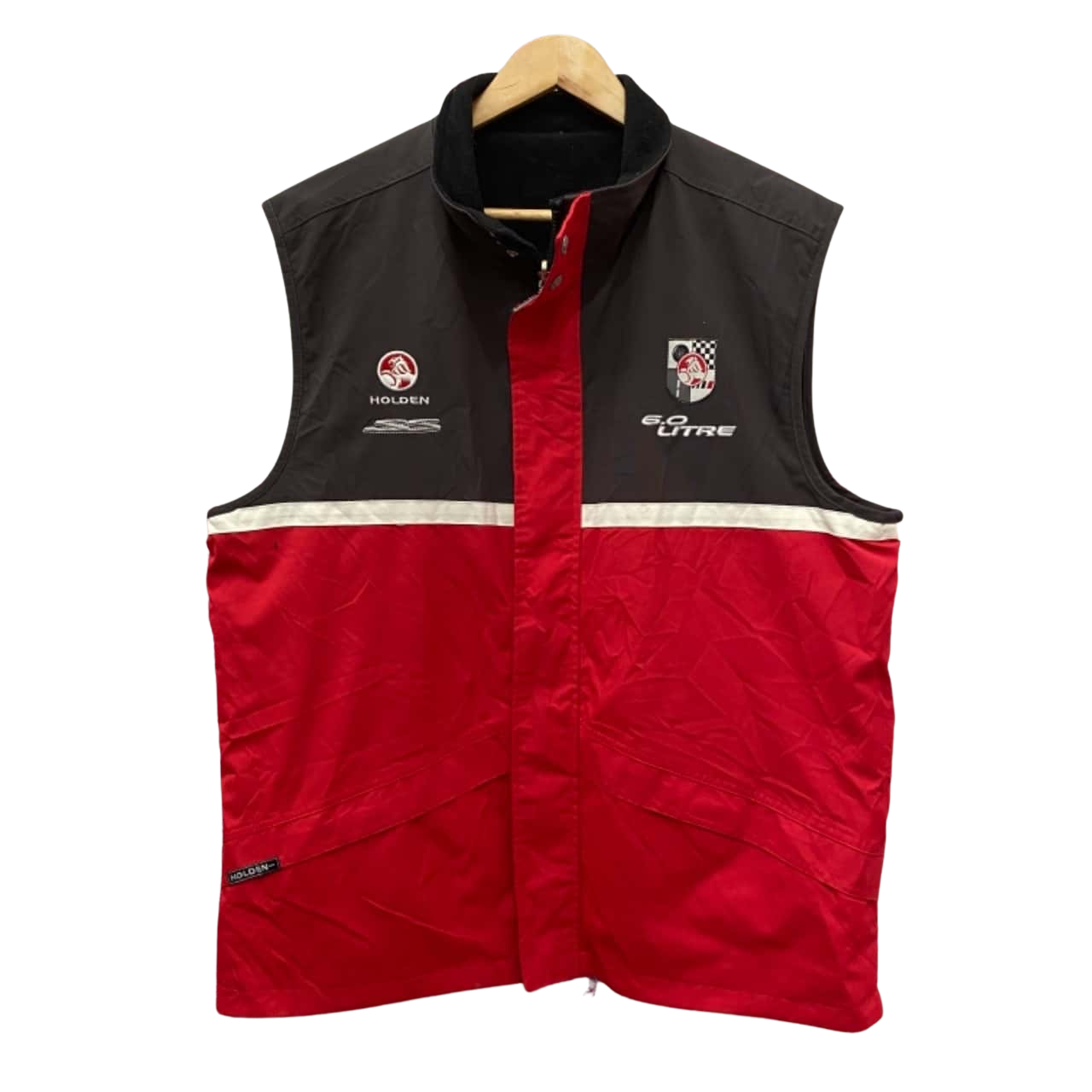 Mens HOLDEN Nylon Vest Size Large / XL Performance Vest Car Racing ...